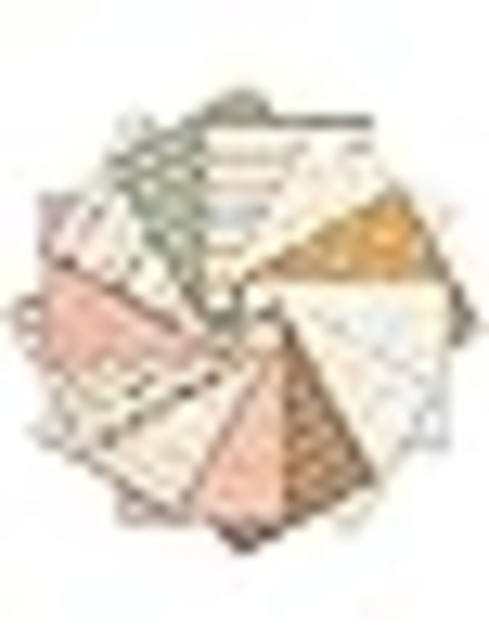 Patchwork Squares Sewing Fabrics for DIY Handmade Crafting Home Party Decor